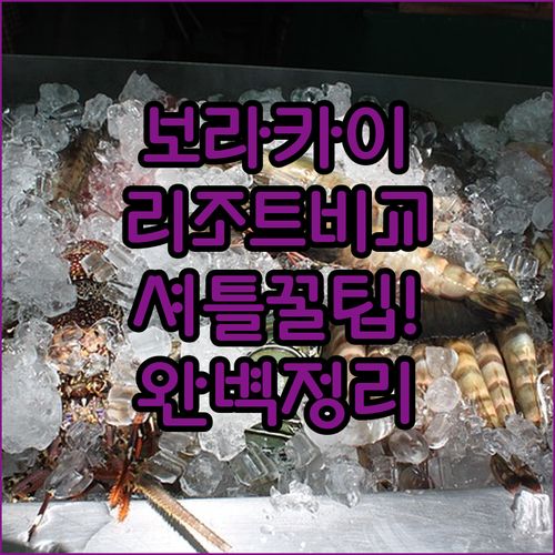 실패 없는 보라카이 자유여행 리조트별 장단점과 셔틀 정보 총정리