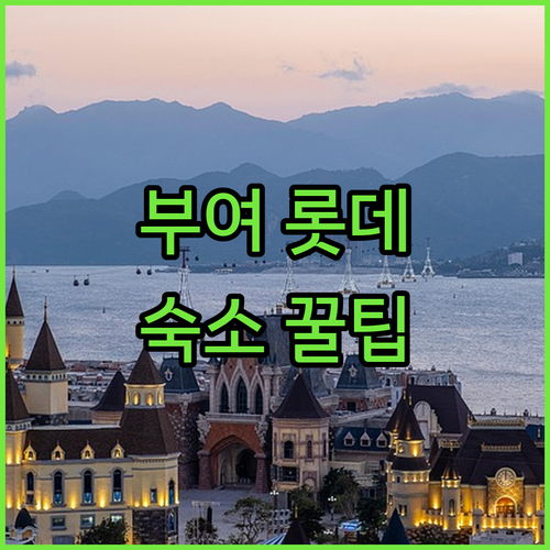 아이와 가기 좋은 롯데 리조트와 정림사지 근처 깔끔한 부여 숙소 사진 정보